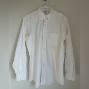 Brooks Brothers White Dress Shirt Classic Button-Down